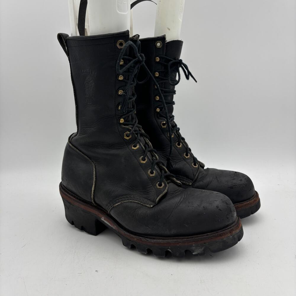 Vintage Chippewa Logger Boots Men's 9.5 D USA Made